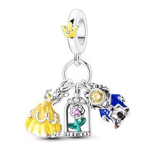 New Disney 925-Charm Bead Fit Original Pandora Bracelet